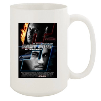 Fast Five 15oz White Mug