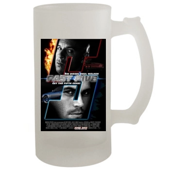 Fast Five 16oz Frosted Beer Stein