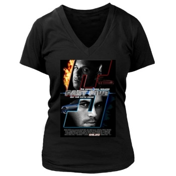 Fast Five Women's Deep V-Neck TShirt