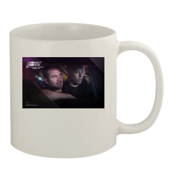 Fast Five 11oz White Mug