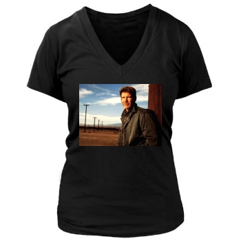 Harrison Ford Women's Deep V-Neck TShirt