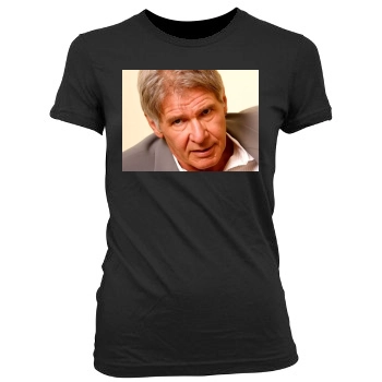 Harrison Ford Women's Junior Cut Crewneck T-Shirt