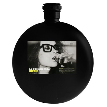 Olivia Wilde Round Flask