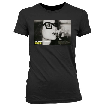 Olivia Wilde Women's Junior Cut Crewneck T-Shirt