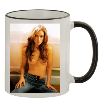 Olivia Wilde 11oz Colored Rim & Handle Mug