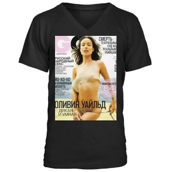 Olivia Wilde Men's V-Neck T-Shirt