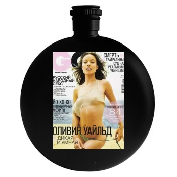 Olivia Wilde Round Flask