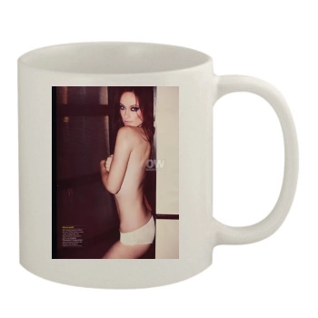 Olivia Wilde 11oz White Mug