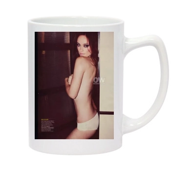 Olivia Wilde 14oz White Statesman Mug