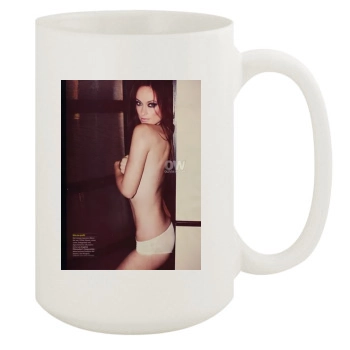 Olivia Wilde 15oz White Mug