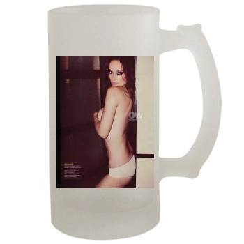 Olivia Wilde 16oz Frosted Beer Stein