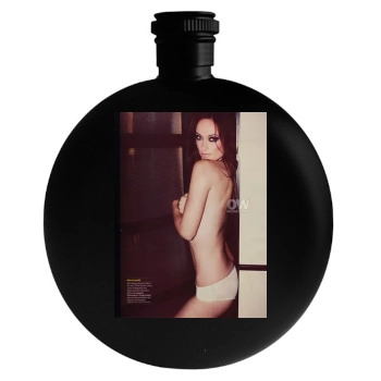 Olivia Wilde Round Flask