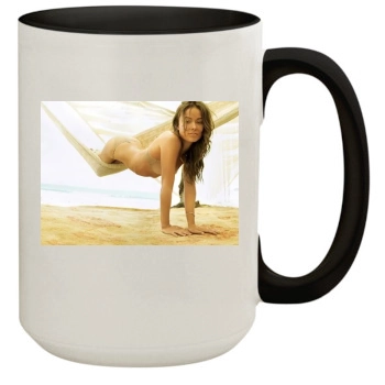 Olivia Wilde 15oz Colored Inner & Handle Mug