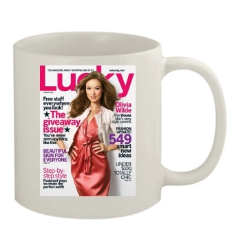 Olivia Wilde 11oz White Mug