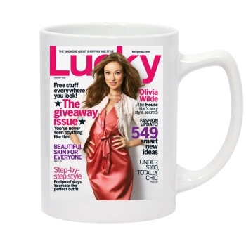 Olivia Wilde 14oz White Statesman Mug