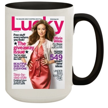 Olivia Wilde 15oz Colored Inner & Handle Mug