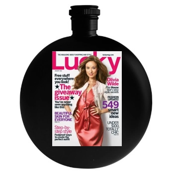 Olivia Wilde Round Flask