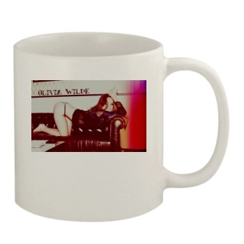 Olivia Wilde 11oz White Mug