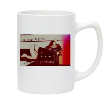 Olivia Wilde 14oz White Statesman Mug