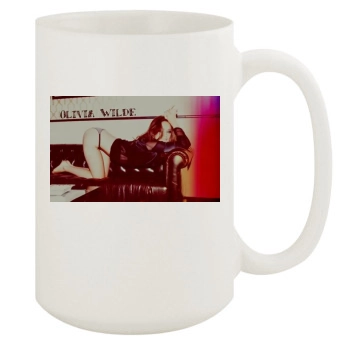 Olivia Wilde 15oz White Mug