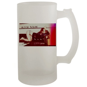 Olivia Wilde 16oz Frosted Beer Stein