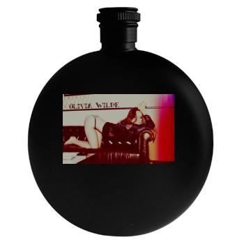 Olivia Wilde Round Flask