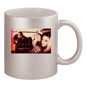 Olivia Wilde 11oz Metallic Silver Mug