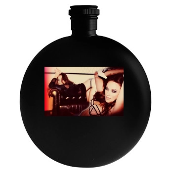 Olivia Wilde Round Flask