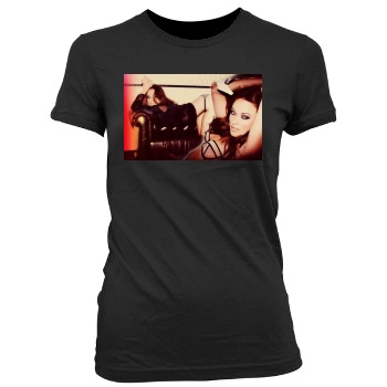 Olivia Wilde Women's Junior Cut Crewneck T-Shirt