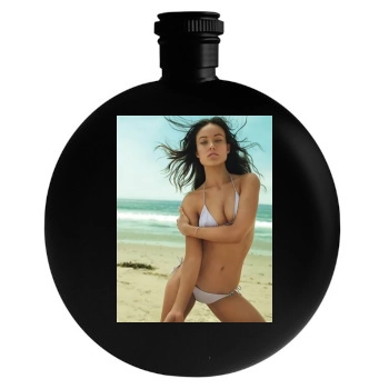 Olivia Wilde Round Flask