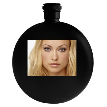 Olivia Wilde Round Flask