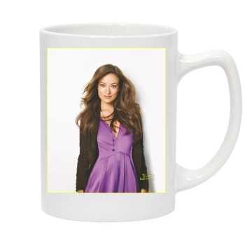 Olivia Wilde 14oz White Statesman Mug