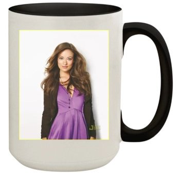 Olivia Wilde 15oz Colored Inner & Handle Mug