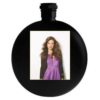 Olivia Wilde Round Flask