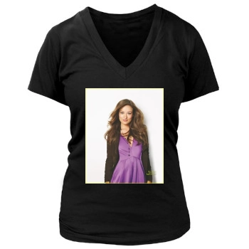 Olivia Wilde Women's Deep V-Neck TShirt