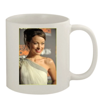 Olivia Wilde 11oz White Mug