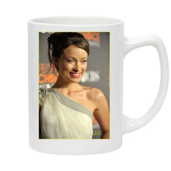 Olivia Wilde 14oz White Statesman Mug