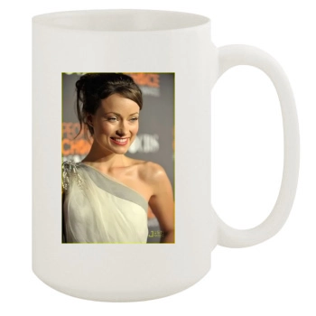 Olivia Wilde 15oz White Mug