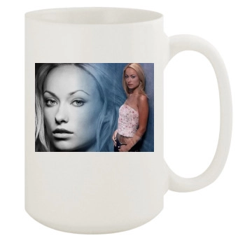 Olivia Wilde 15oz White Mug