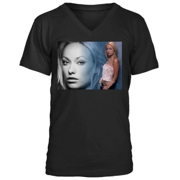 Olivia Wilde Men's V-Neck T-Shirt