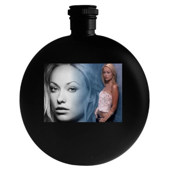 Olivia Wilde Round Flask