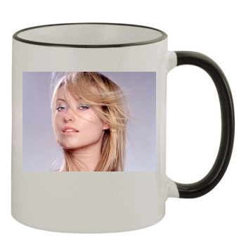 Olivia Wilde 11oz Colored Rim & Handle Mug