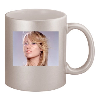 Olivia Wilde 11oz Metallic Silver Mug