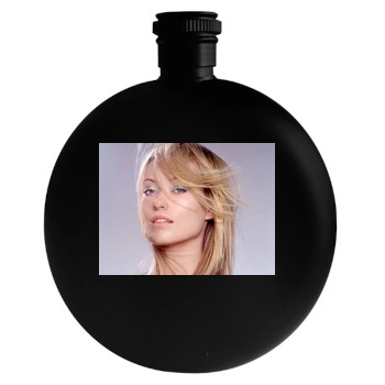 Olivia Wilde Round Flask