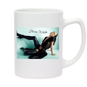 Olivia Wilde 14oz White Statesman Mug