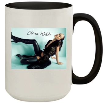 Olivia Wilde 15oz Colored Inner & Handle Mug