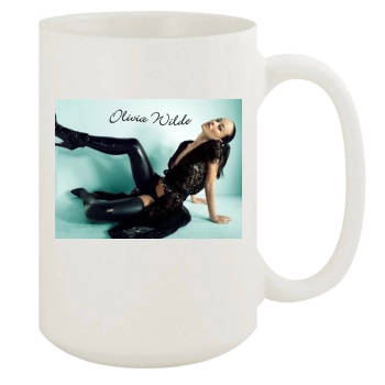 Olivia Wilde 15oz White Mug