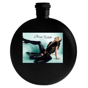 Olivia Wilde Round Flask