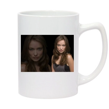 Olivia Wilde 14oz White Statesman Mug