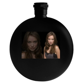 Olivia Wilde Round Flask